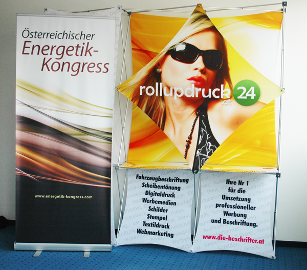 Onlineshop für Rollups - Rollupdruckerei, Rollup-Banner, Rollup-Systeme