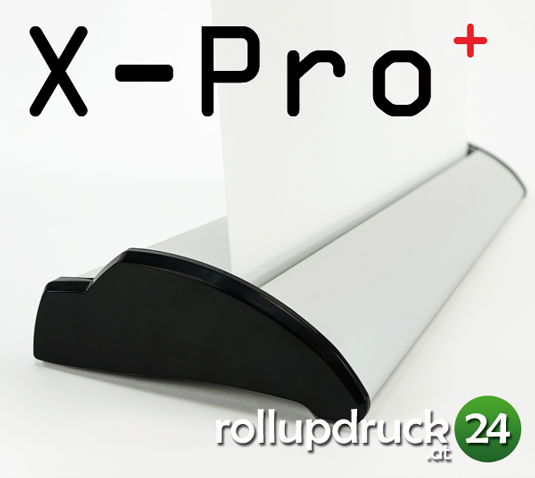 Das Rollup X-Pro+ kommt ohne Standfüße aus.