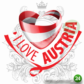I Love Austria Schutzmaske