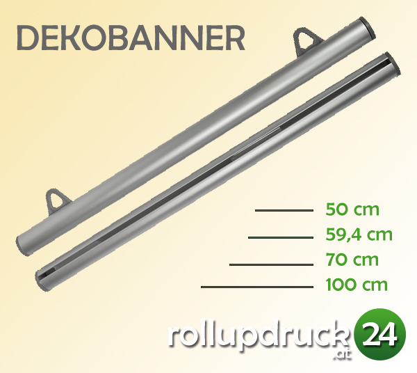 Abschlussleiste Deko Banner