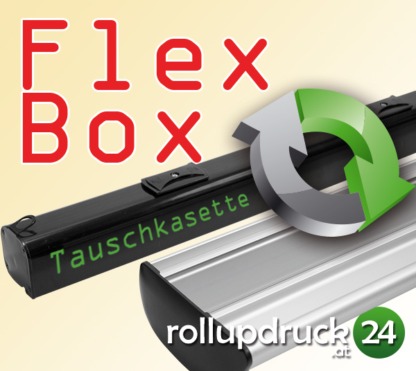 Tauschkasettensystem für Rollup Flexbox85