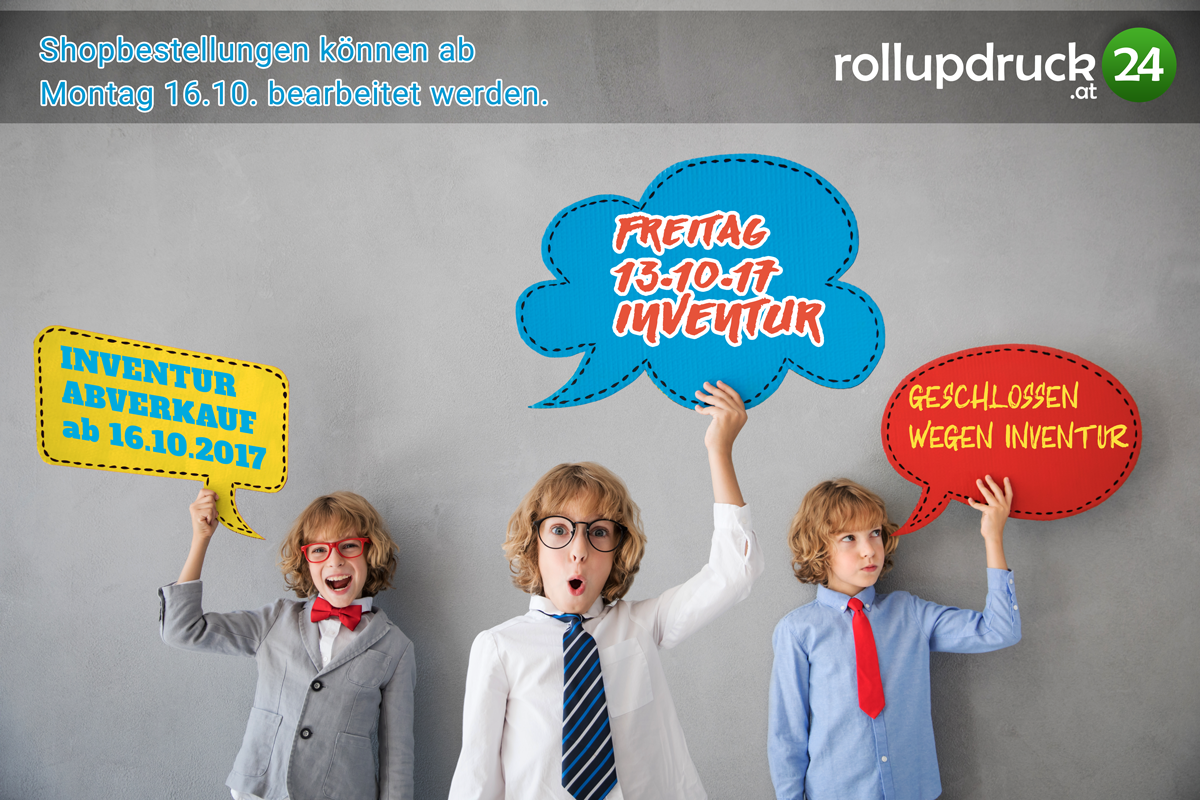 Inventur RollUpDruck24.at