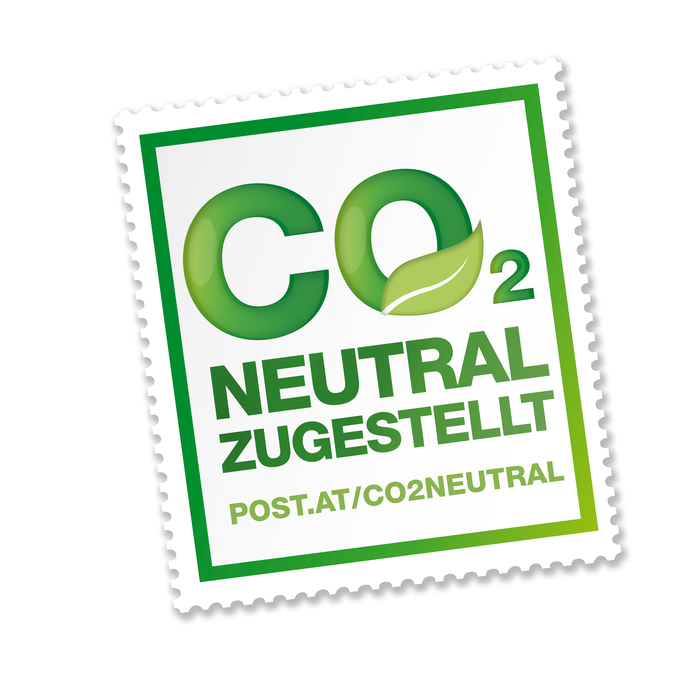 RollUpDruck24.at ein Service Leitbetrieb in Österreich stellt C02 neutral mit der österreichischen Post zu.
